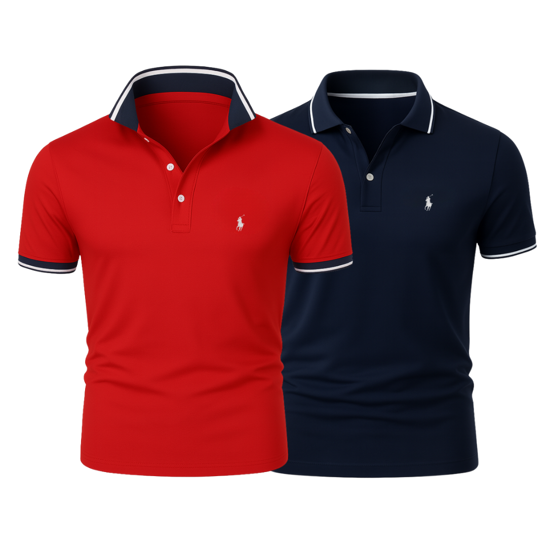 L.R (BUY 1, GET 2) - Premiere Polo Shirt Kit – Professional Line (2-Pack)