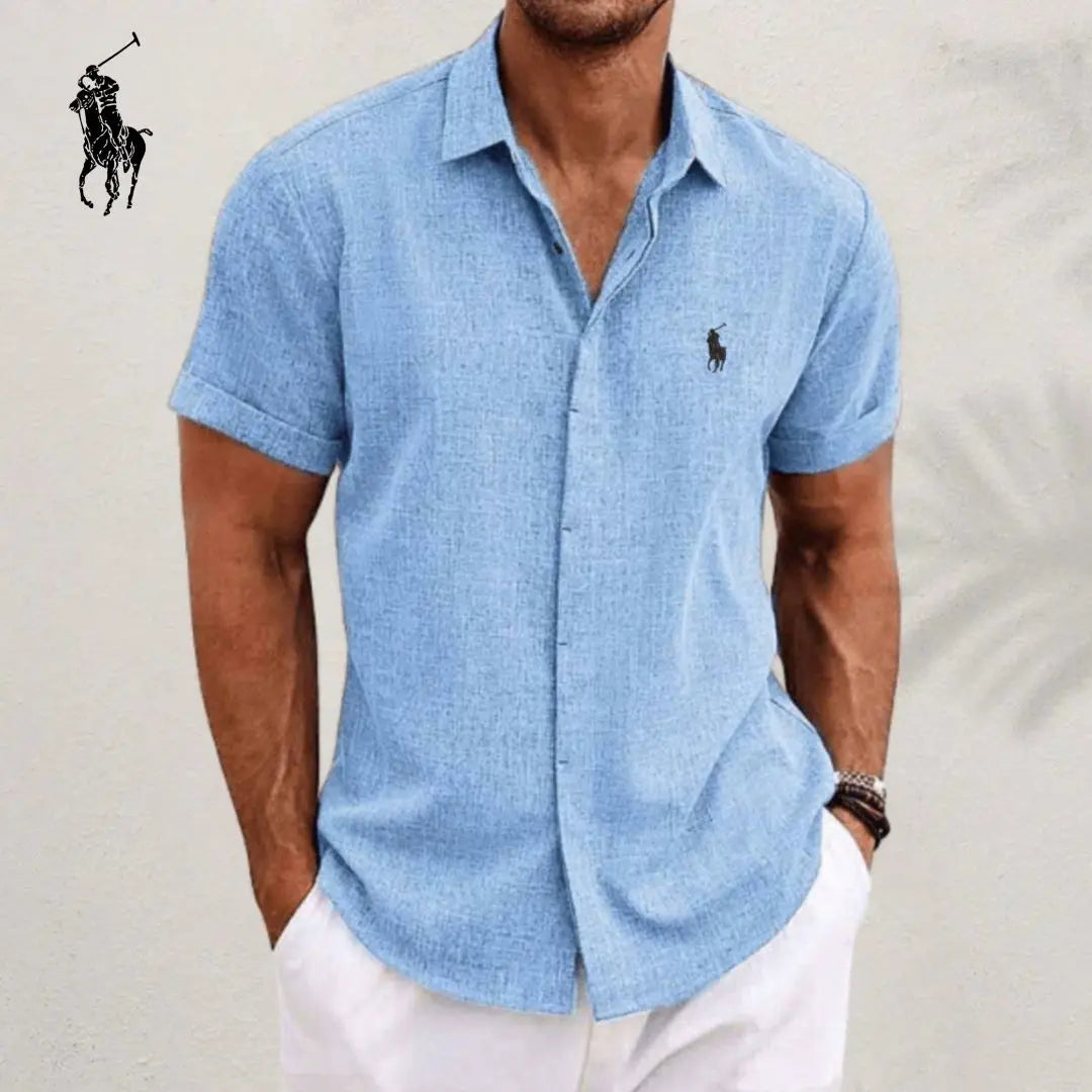 L.R Elegant Linen Cotton Shirt