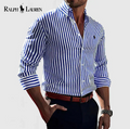 L.R ™ Striped Cotton Dress Shirt