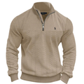 L.R Textured Half-Zip Knit Pullover - Clearance Sale