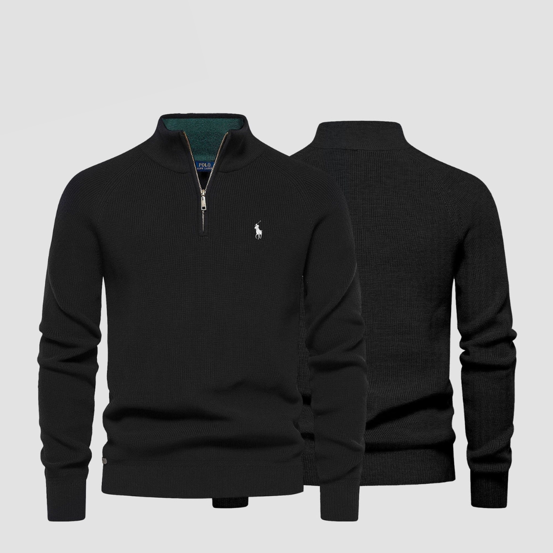 L.R Men's Zip Neck Sweater (Clearance)