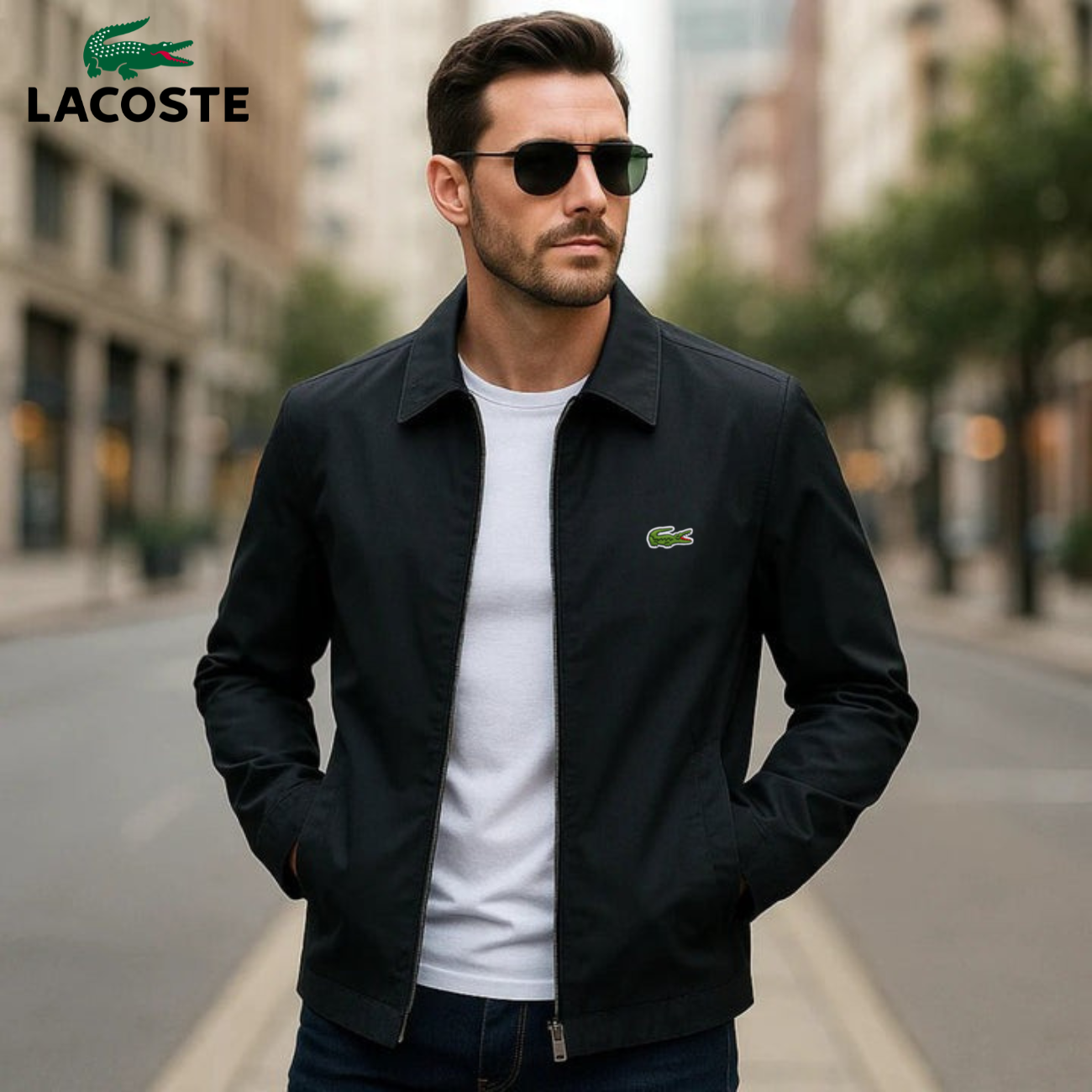 L.R Elegant Jacket with Zip - CLEARANCE SALE