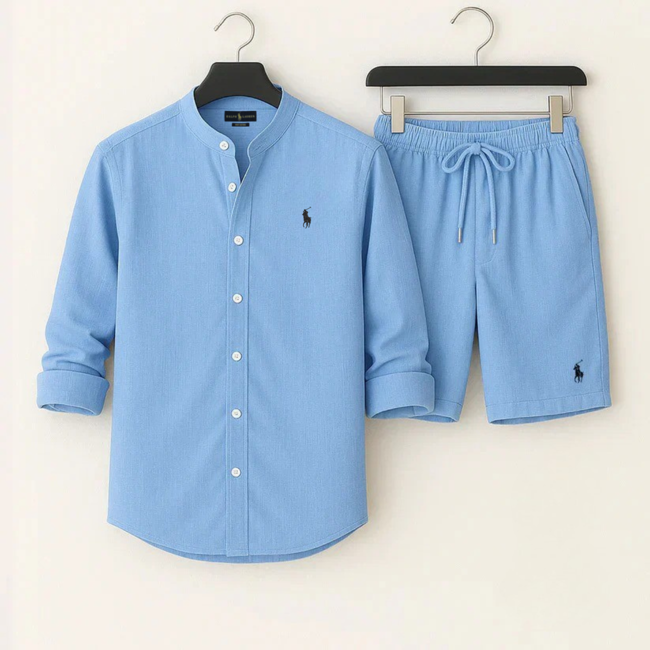 L.R Summer Shirt & Shorts Set - Clearance Sale
