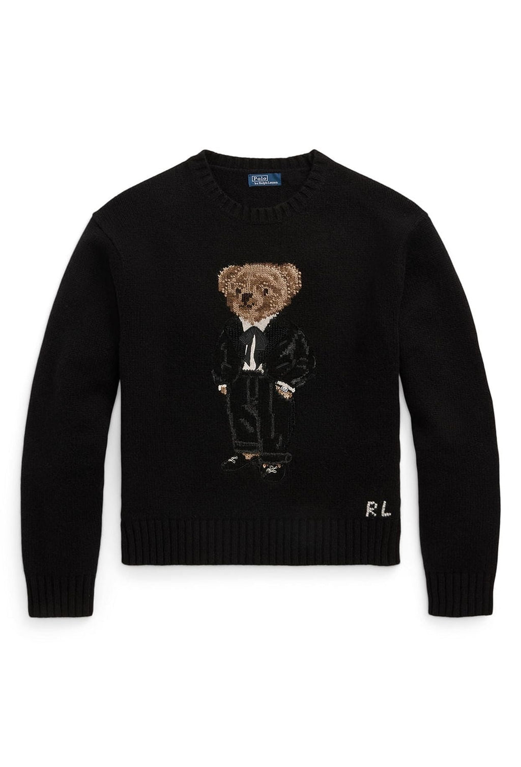 L.R Sweater  | Black Polo Bear