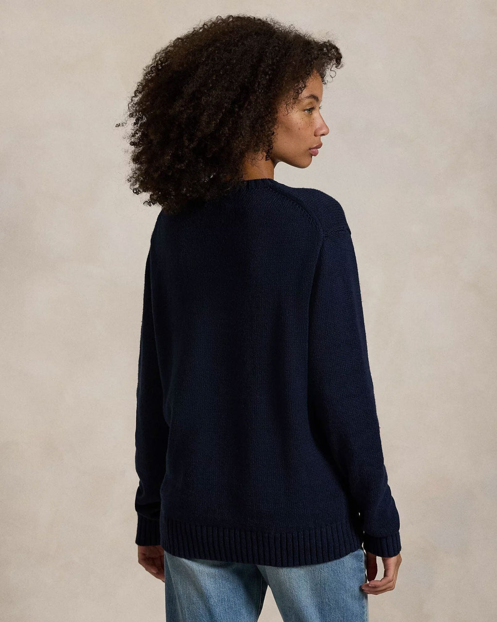L.R Polo Bear Cotton-Linen Sweater