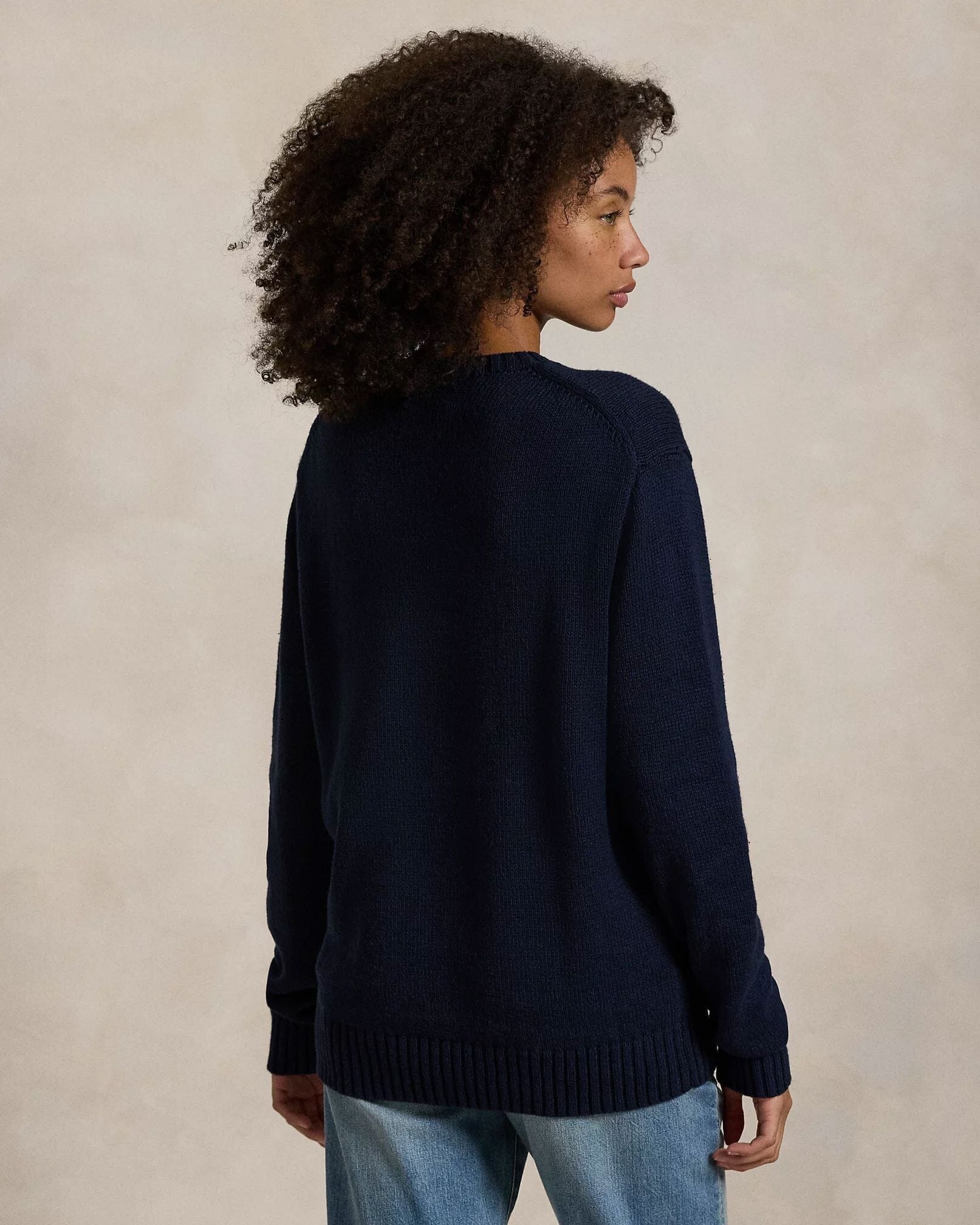 L.R Polo Bear Cotton-Linen Sweater