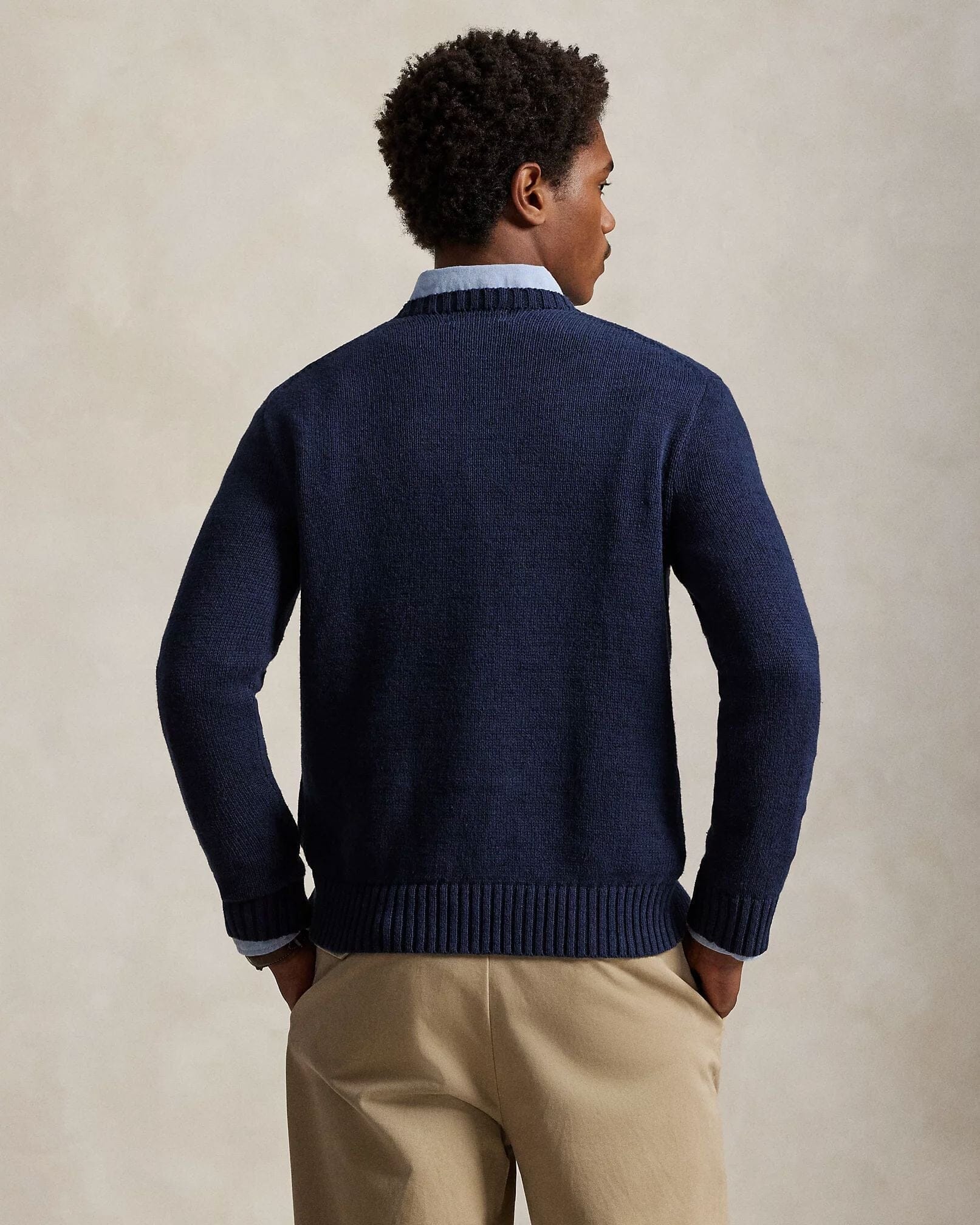 L.R Polo Bear Cotton-Linen Sweater