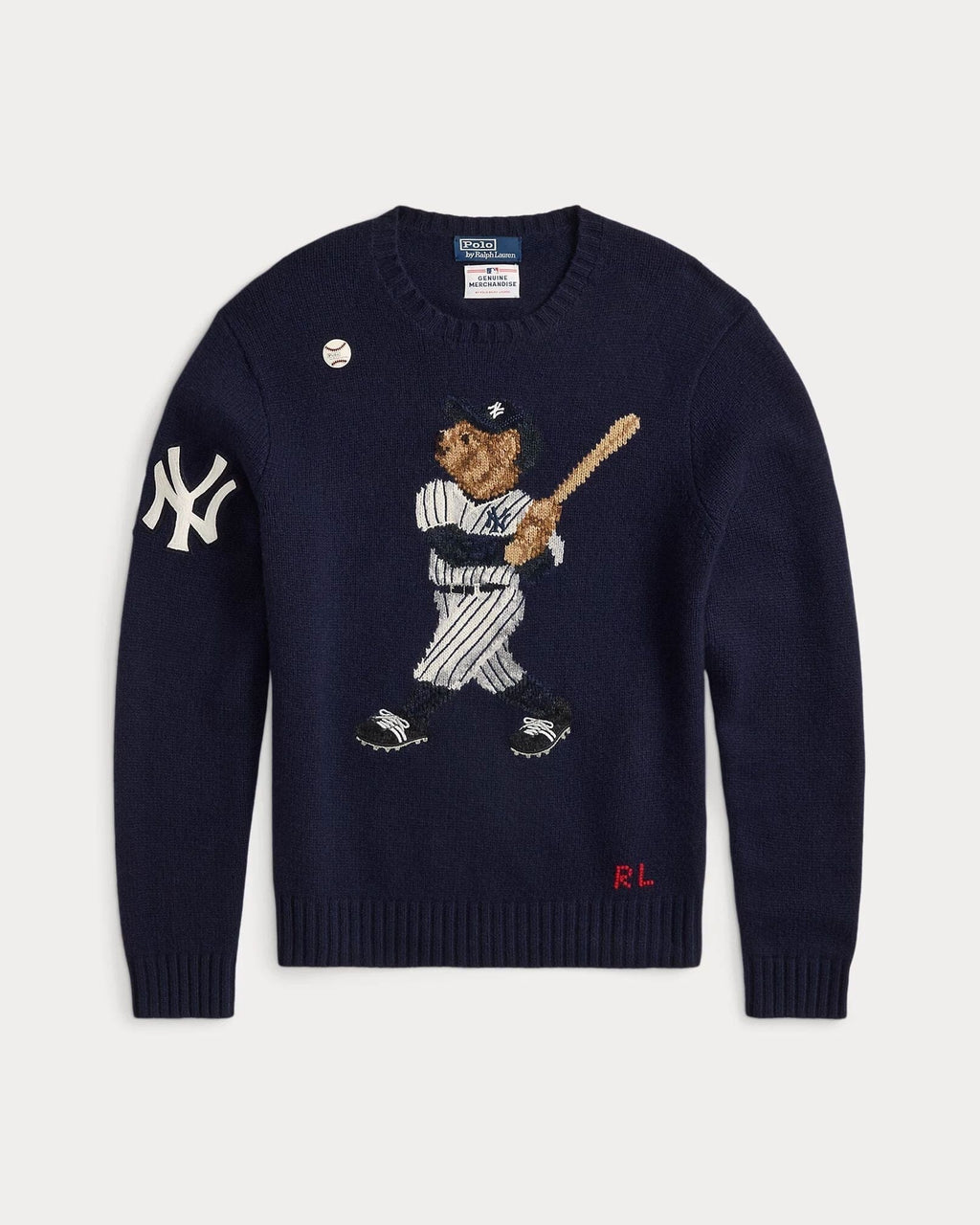 L.R Polo Bear Yankees Sweater