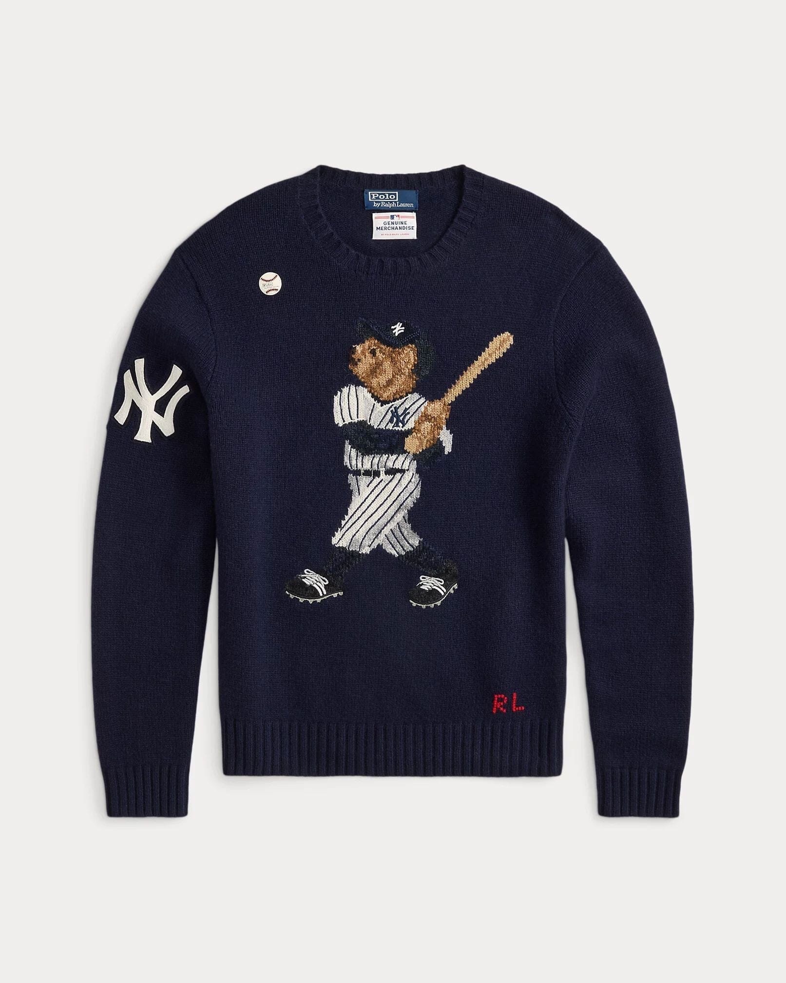 L.R Polo Bear Yankees Sweater