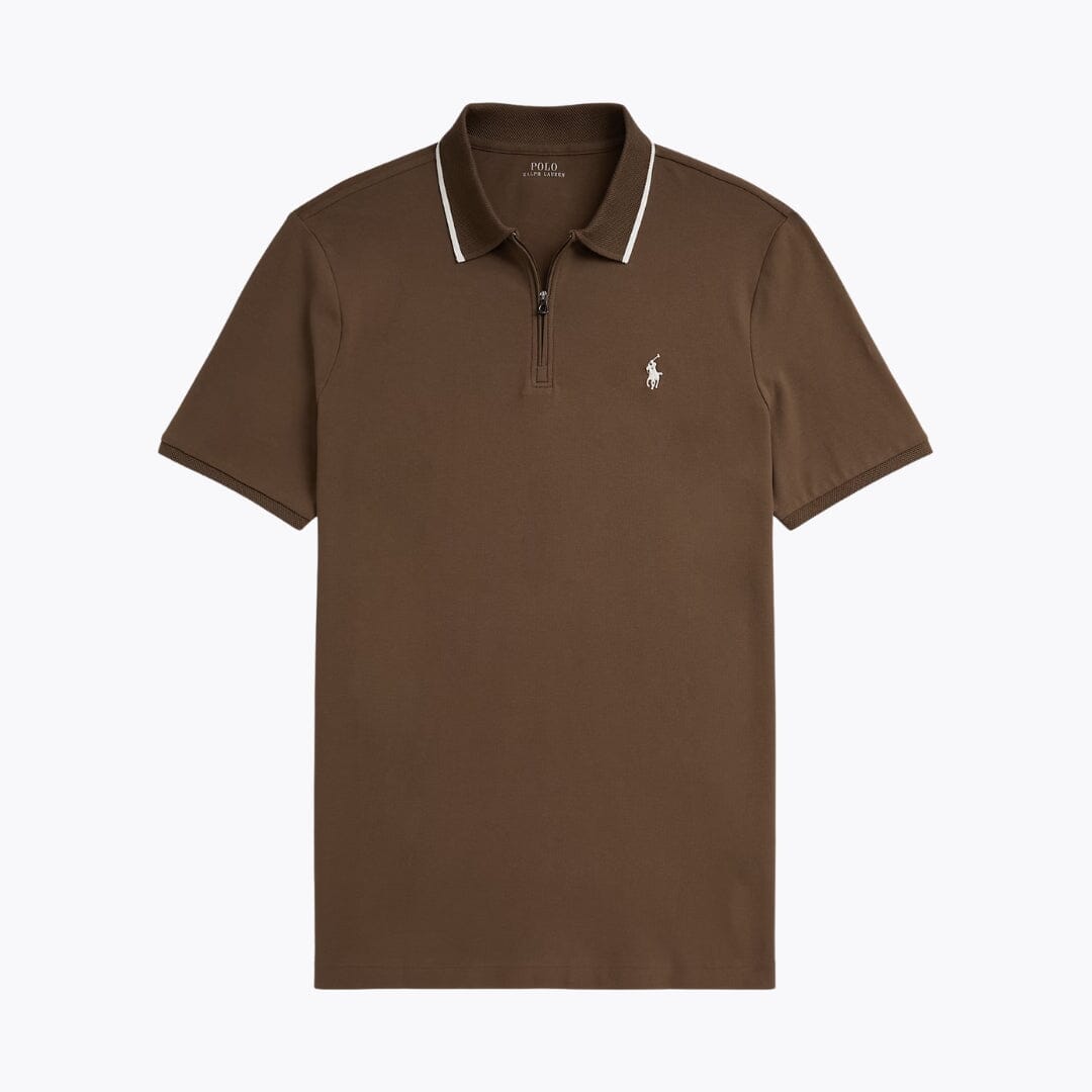 L.R Classic Fit Stretch Mesh Polo Shirt