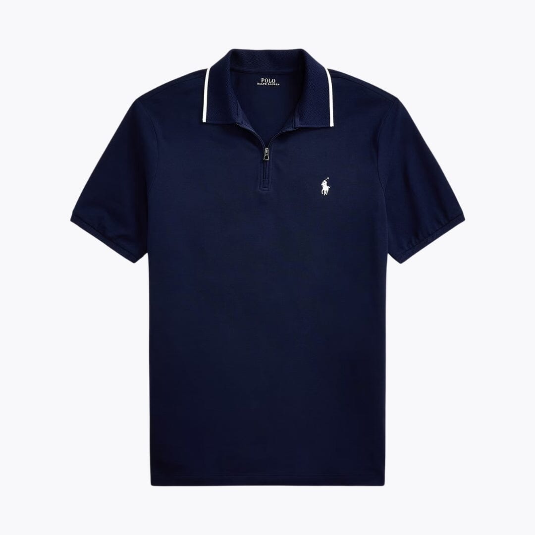 L.R Classic Fit Stretch Mesh Polo Shirt