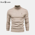L.R Turtleneck Cable-Knit Wool Knit Sweater
